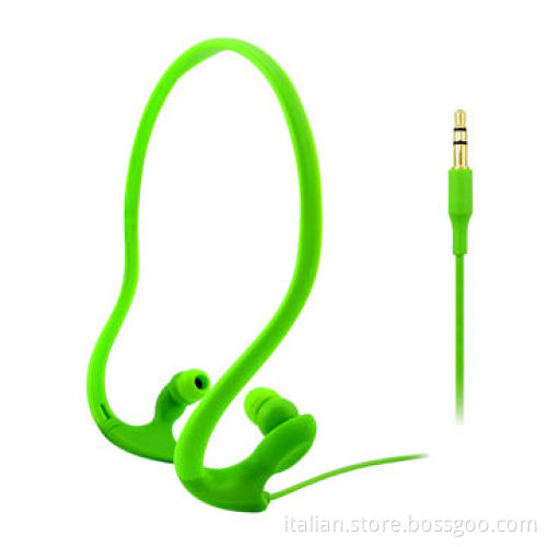 New Arrival Waterproof Ear Hook Sport Earphones with Microphone and Noise CancellationNew
